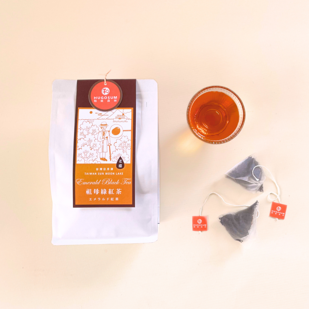 【HUGOSUM】日月潭紅茶 紅茶故事集-祖母綠36入/袋-細節圖2