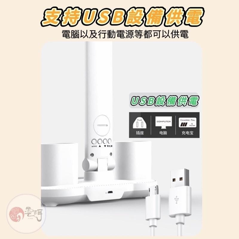 🔥台灣現貨 雙頭 LED檯燈 護眼可折疊LED檯燈 學生專用檯燈 護眼檯燈桌燈 閱讀燈 檯燈 宿舍燈 觸摸式開關 溫度-細節圖4