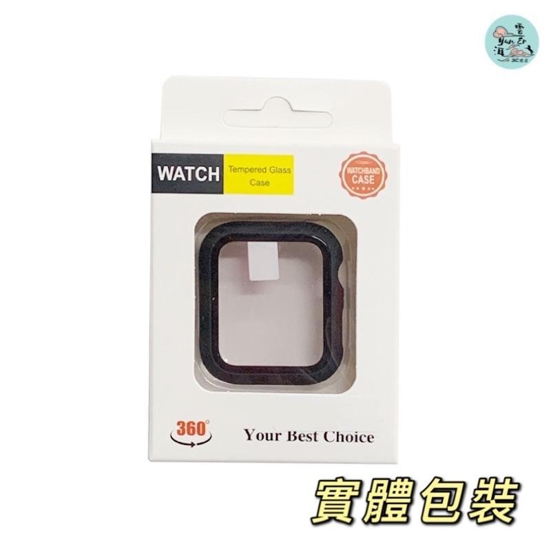 一體式保護殼 手錶殼 玻璃保護貼 適用 Apple Watch 保護殼 8 7 SE 6 5 4 45 44 41 40-細節圖6