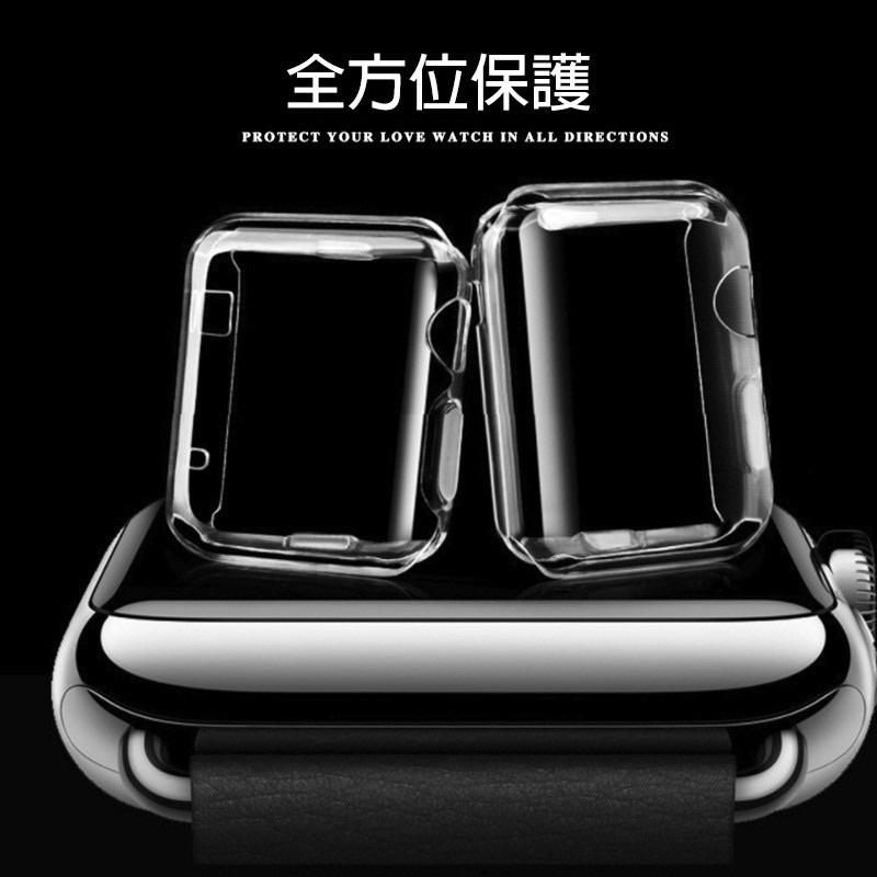 透明保護殼 手錶殼 適用 Apple watch 保護殼 錶殼 7 SE 6 5 4 45 41 38 40 44 45-細節圖6