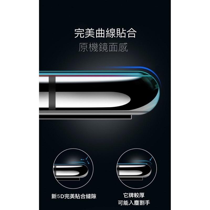 5D滿版玻璃貼 保護貼適用iPhone 13 12 11 Pro Max SE2 XR XS X i8 Plus i13-細節圖2