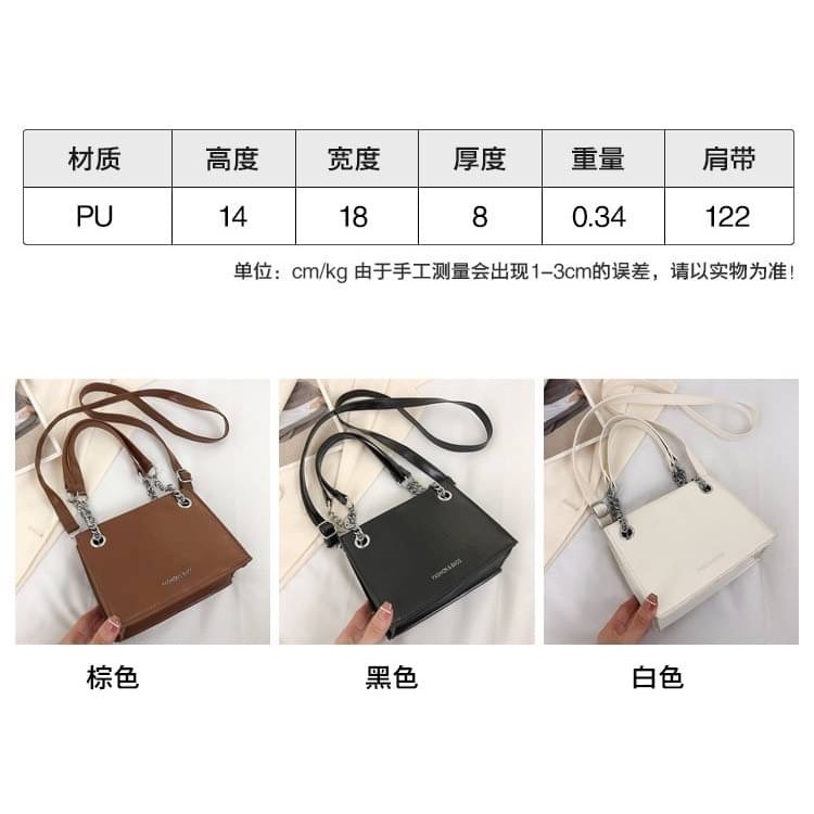 小眾設計小包包女2023新款韓版鏈條手提包時尚潮百搭高級感斜挎包-細節圖5