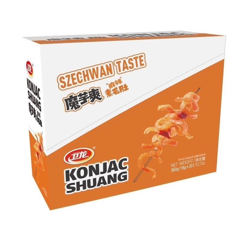 衛龍 魔芋爽/素毛肚/香辣魔芋爽/酸辣魔芋爽/麻辣魔芋爽 （18克/50克）-細節圖6