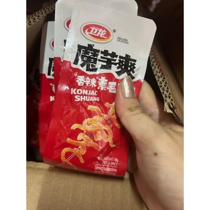 衛龍 魔芋爽/素毛肚/香辣魔芋爽/酸辣魔芋爽/麻辣魔芋爽 （18克/50克）-細節圖7