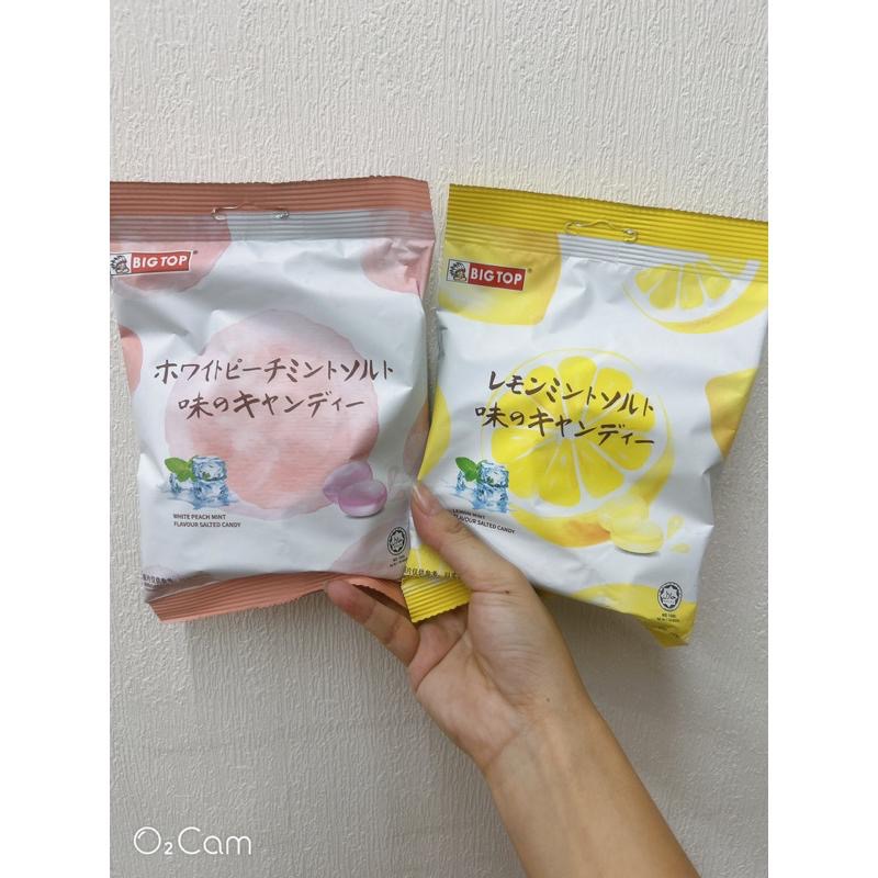馬來西亞🇲🇾big top薄荷鹽糖 水蜜桃🍑/檸檬口味-細節圖2