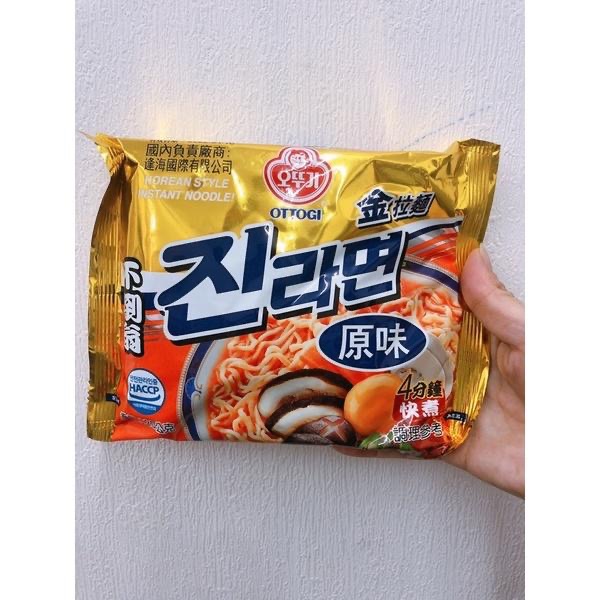 韓國  不倒翁金拉麵單包裝 原味/辣味-細節圖4