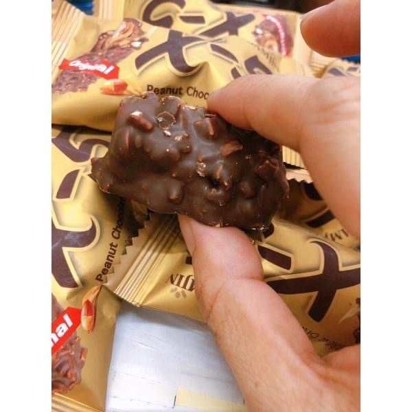 現貨！韓國🇰🇷Samjin。X-5花生巧克力風味酥。單條-細節圖4