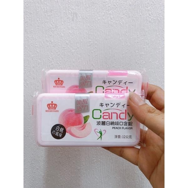 日日旺波麗口含錠隨身罐-青葡萄、白桃味-細節圖3