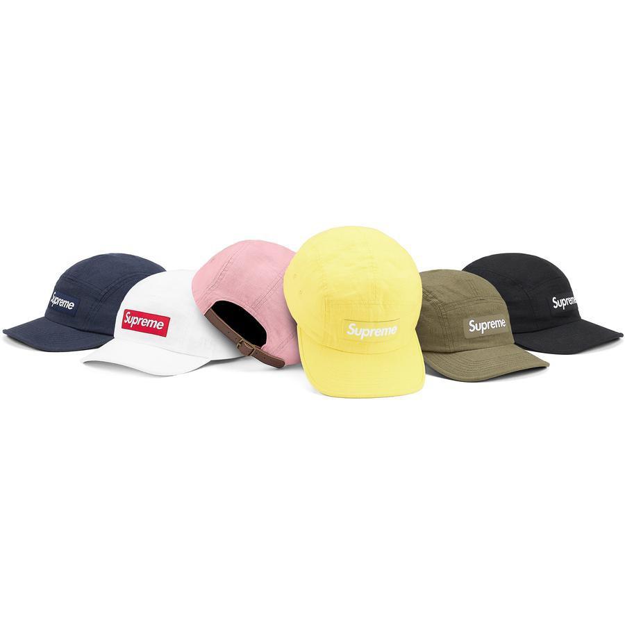 SUPREME SS21 LINEN CAMP CAP 棉麻五分割帽(OLIVE 軍綠) 化學原宿