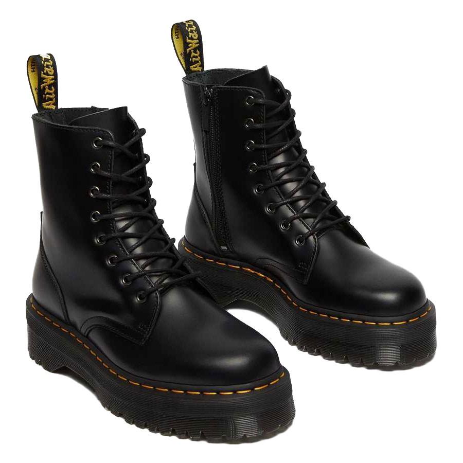 Dr.Martens 15265001 JADON SMOOTH LEATHER 厚底增高8孔馬汀馬丁靴