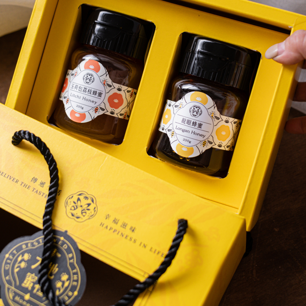 <蜂動園> 大地蜜禮 蜂蜜禮盒 200gx2-細節圖3