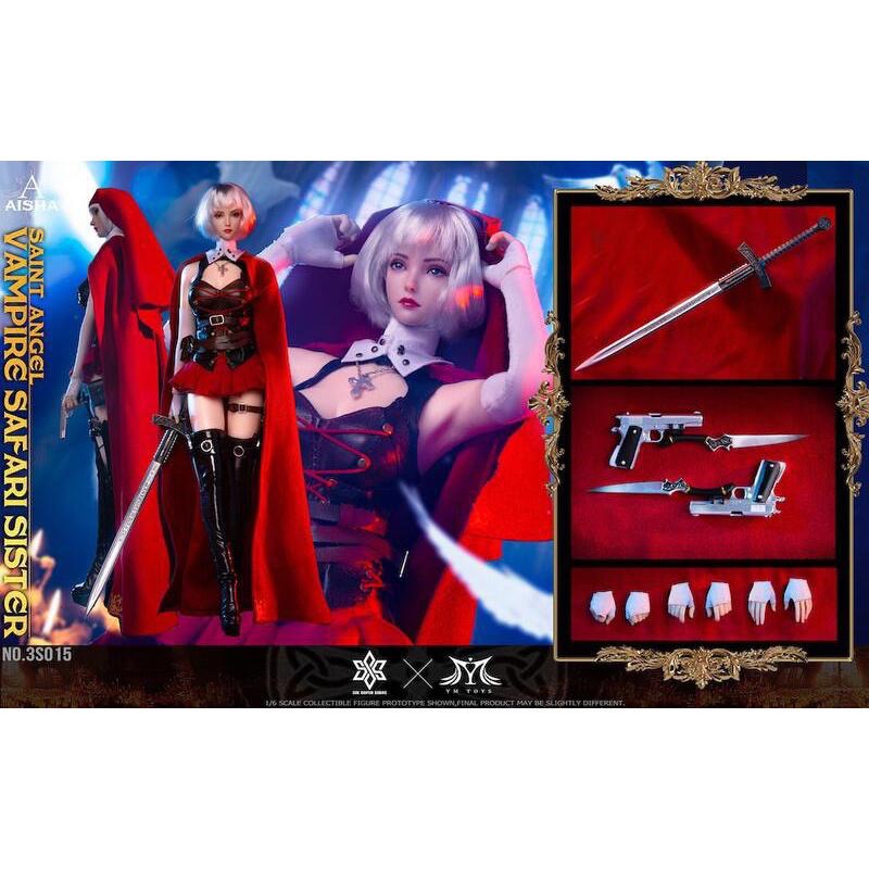 六芒星/3STOYS 1/6原創系列 吸血鬼聖獵團第一彈 聖女天使-細節圖8