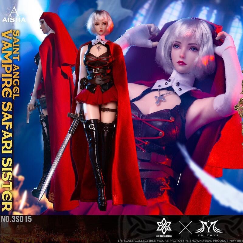六芒星/3STOYS 1/6原創系列 吸血鬼聖獵團第一彈 聖女天使-細節圖9