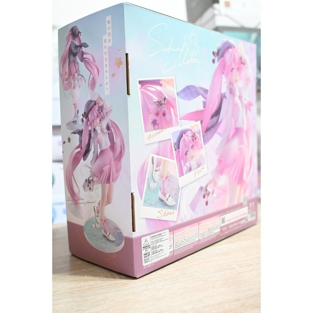 GSC 繪師 Rella 初音未來 櫻未來 賞花服裝Ver 1/6（已拆檢查）-細節圖2