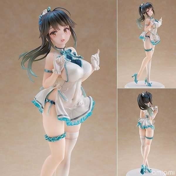 WAVE Anmi 原畫 Dream Tech 馬尾少女 馬尾辮少女 旗袍 1/6-細節圖4