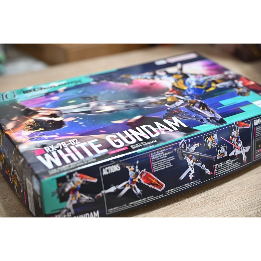萬代 組裝模型 GQuuuuuuX HG 1/144 機動戰士鋼彈 白色鋼彈（不挑盒況）-細節圖2