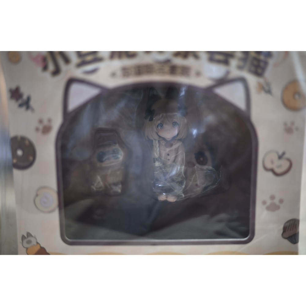 RIBOSE核糖文化 DLC系列 茶會貓×暹羅貓小豆泥 友誼聯名套裝 暹羅貓款 全高約12.7cm-細節圖2