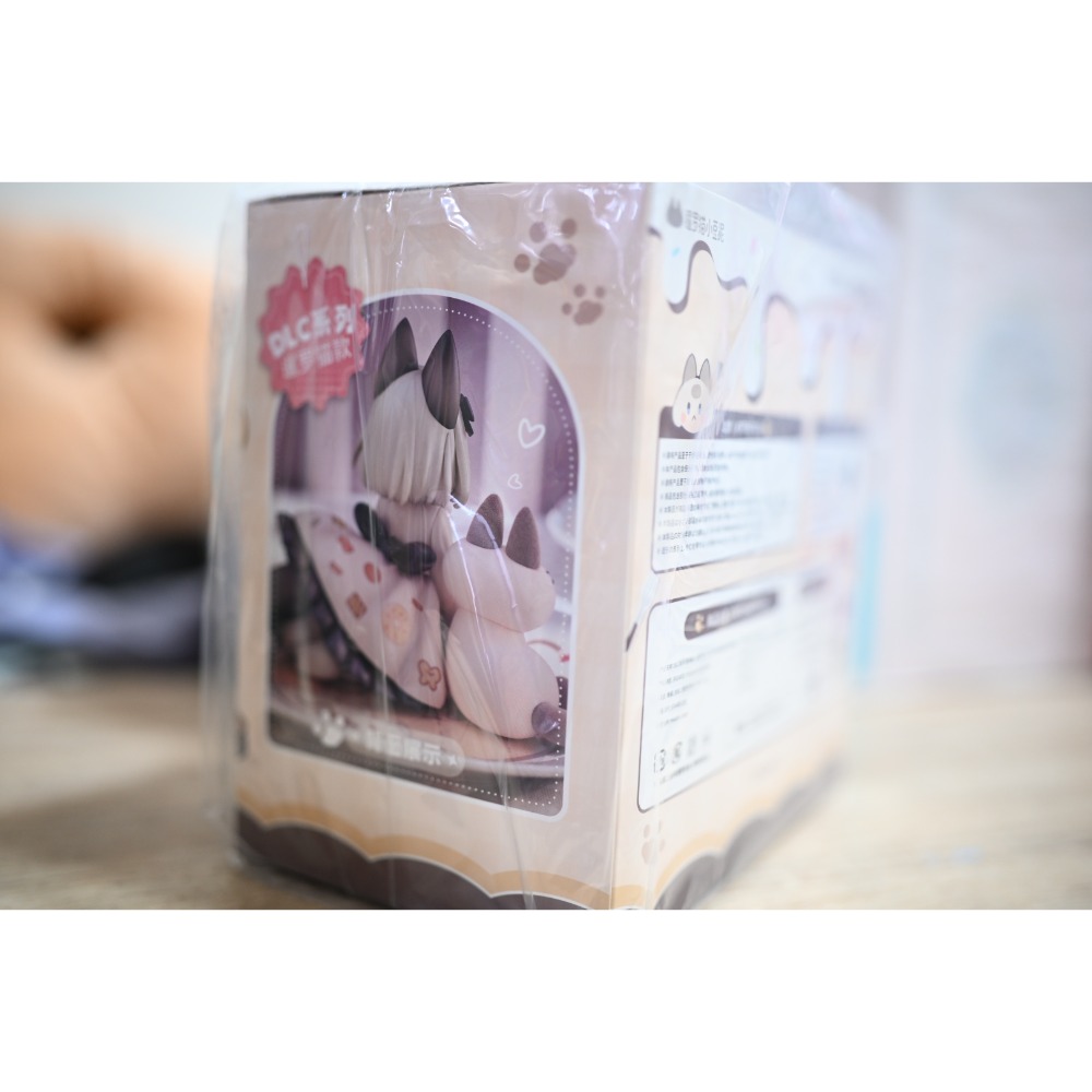 RIBOSE核糖文化 DLC系列 茶會貓×暹羅貓小豆泥 友誼聯名套裝 暹羅貓款 全高約12.7cm-細節圖3