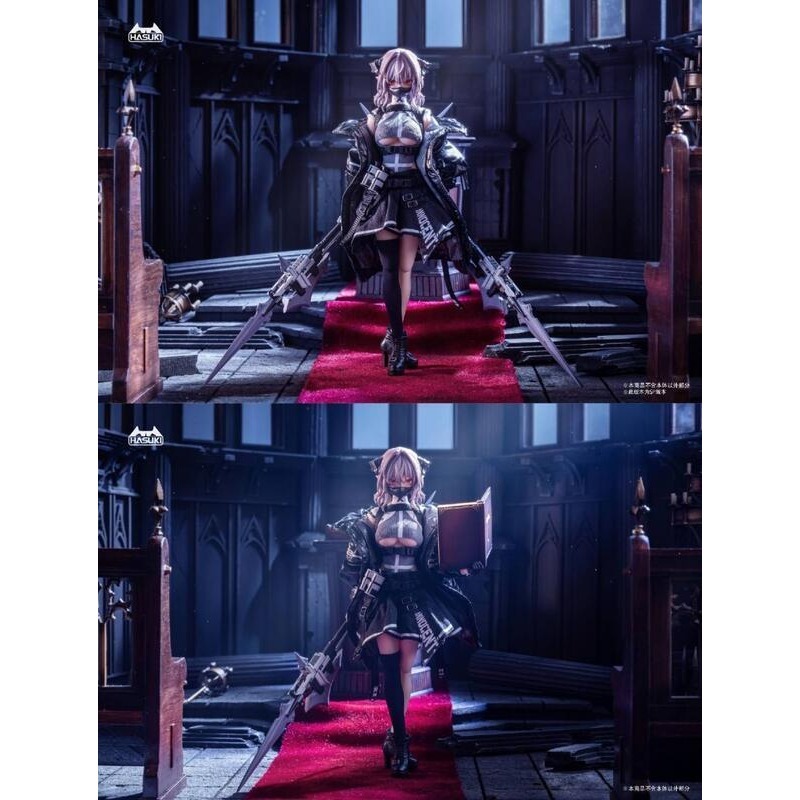 (套組)  HASUKI 神貓跳動 PA009SP 魅魔修女-芙莉德  SP版 可動完成品 服裝A+B-細節圖2