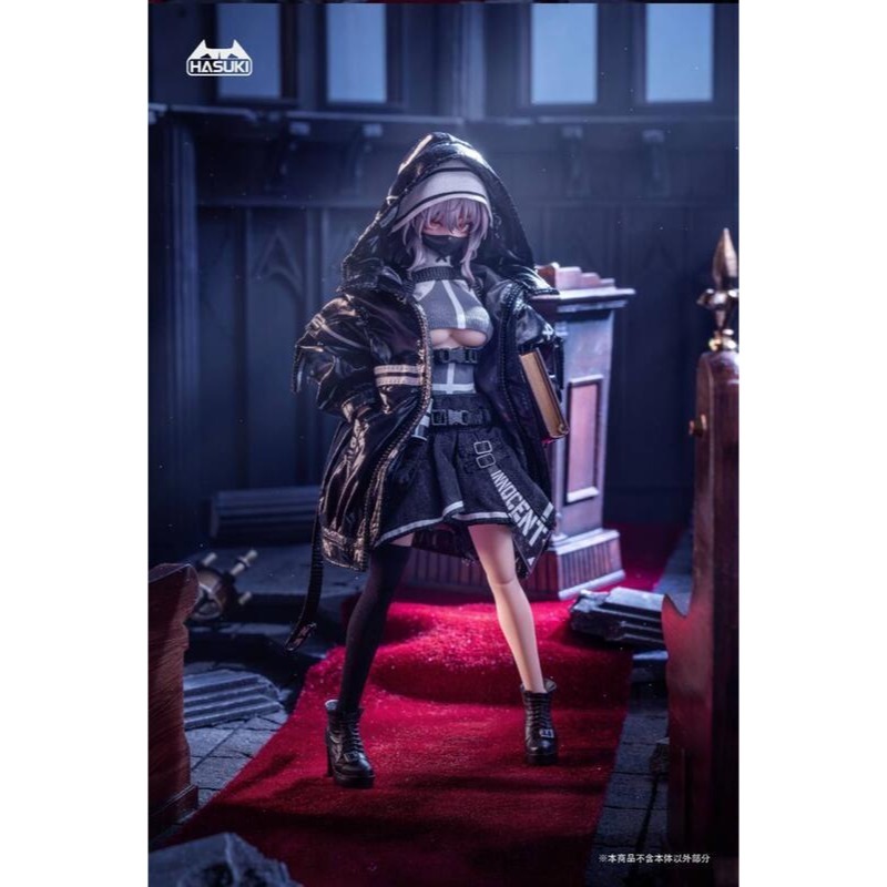 (套組)  HASUKI 神貓跳動 PA009SP 魅魔修女-芙莉德  SP版 可動完成品 服裝A+B-細節圖3