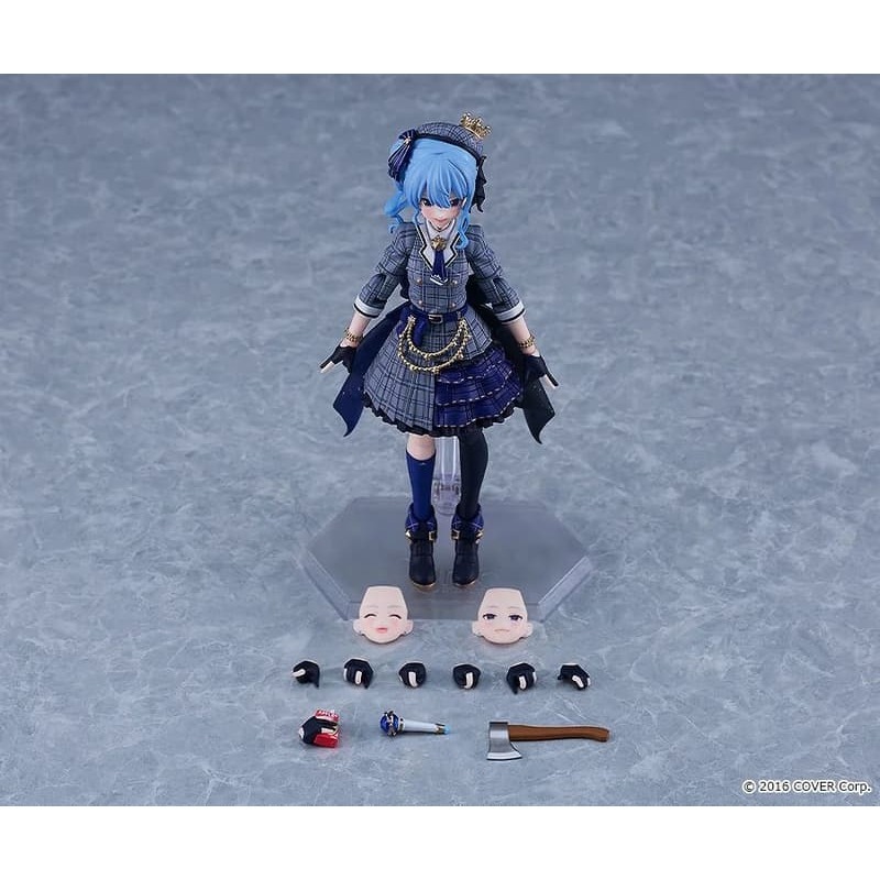 【反水城玩具】現貨 代理 GSC figma 642 hololive 0期生 星街彗星 可動 完成品-細節圖2