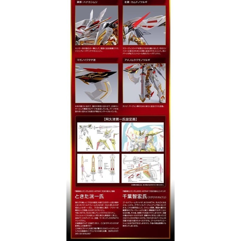 拆檢 MB《機動戰士鋼彈SEED ASTRAY：天空的皇女》異端鋼彈金色機 天哈娜 Ver.華-細節圖3
