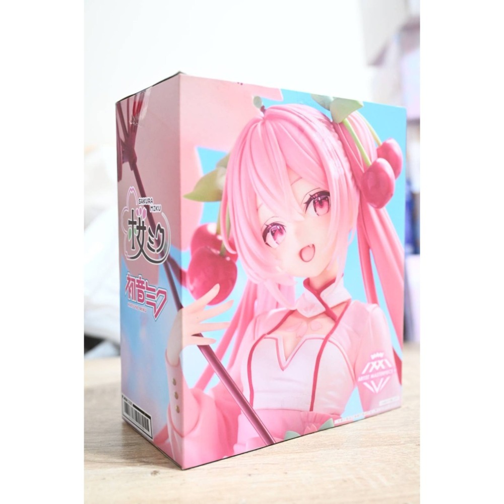 TAITO 景品 AMP+ 櫻初音 MIKU 櫻花洋裝Ver-細節圖2