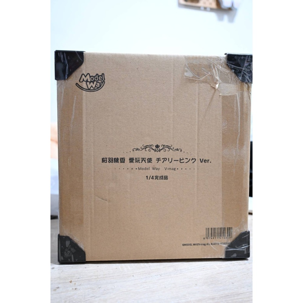 ModelWay v-mag 原畫 櫻羽桃香 愛玩天使 粉紅應援Ver 1/4-細節圖5