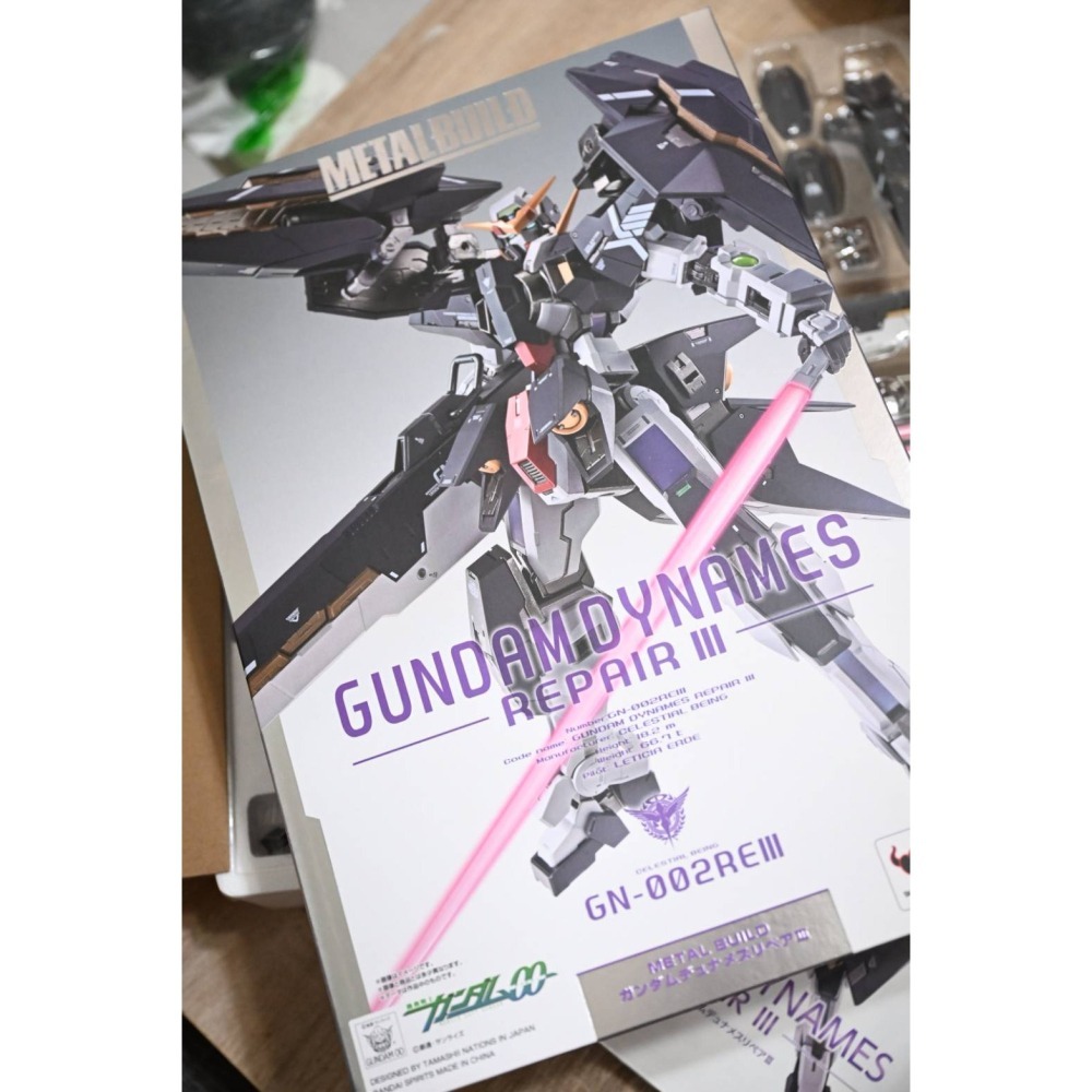 拆檢 代理 萬代 Metal build MB力天使R3鋼彈 修補版 修復型-細節圖4
