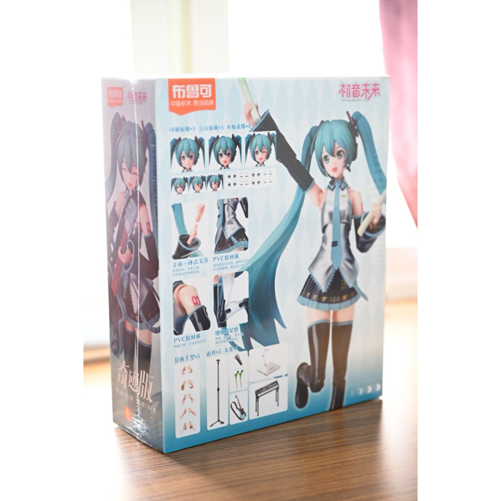 全新 正版 布魯可 初音未來 奇跡版 公式服 奇跡之音 星繪未來 可動 組裝模型-細節圖2