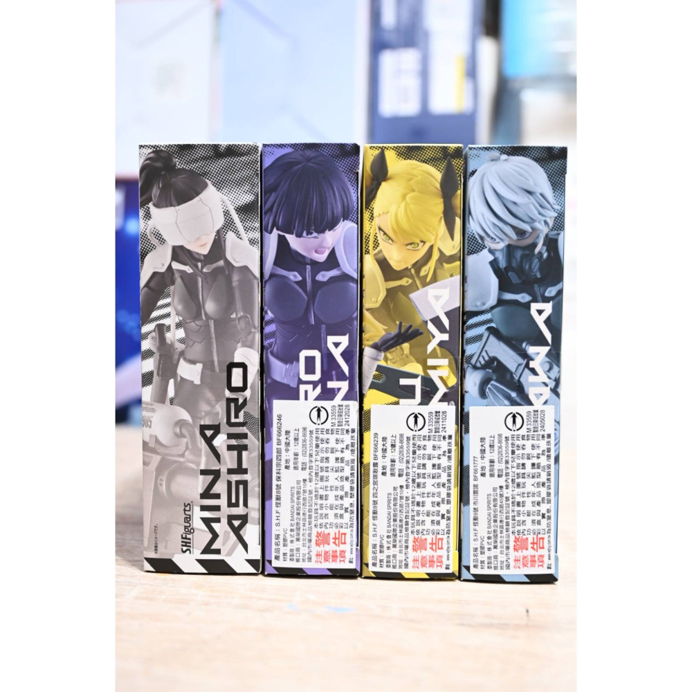 (四人)萬代 SHF 怪獸8號 亞白米娜+保科宗四郎+四之宮琪歌露+市川雷諾-細節圖3