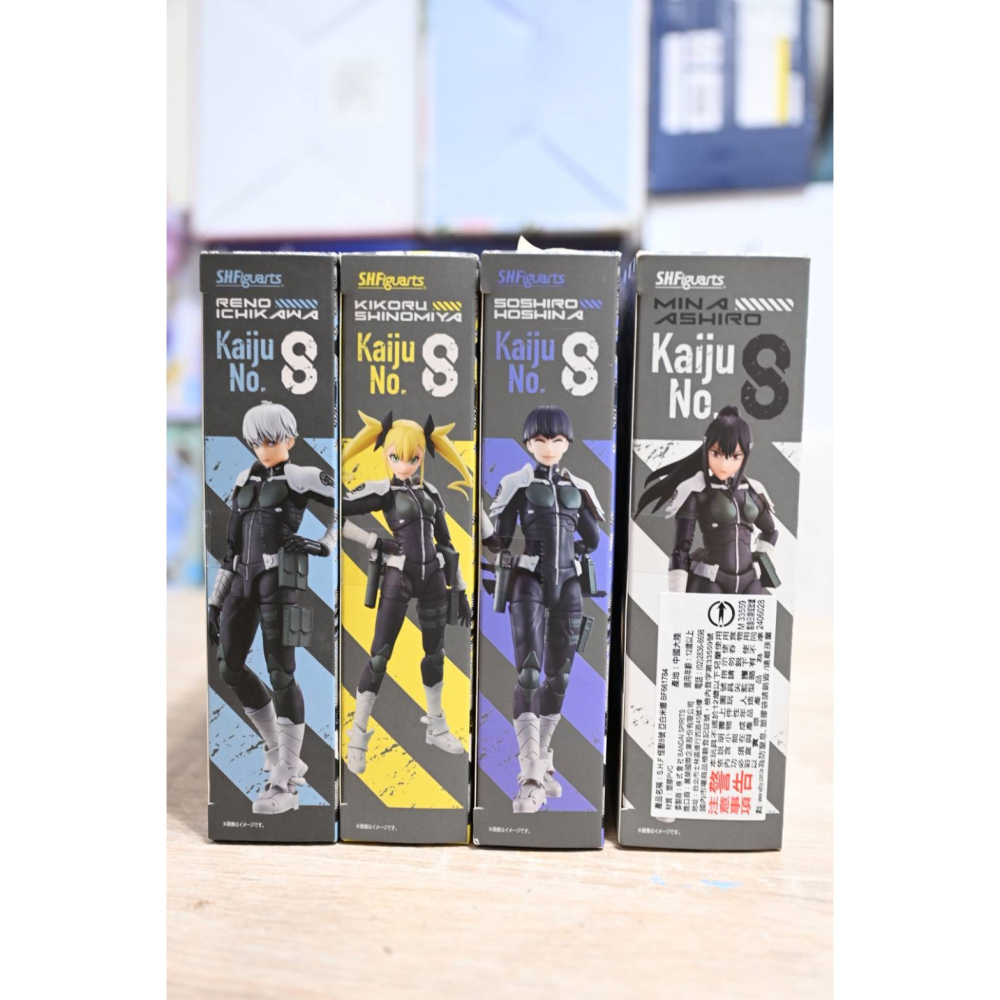 (四人)萬代 SHF 怪獸8號 亞白米娜+保科宗四郎+四之宮琪歌露+市川雷諾-細節圖4
