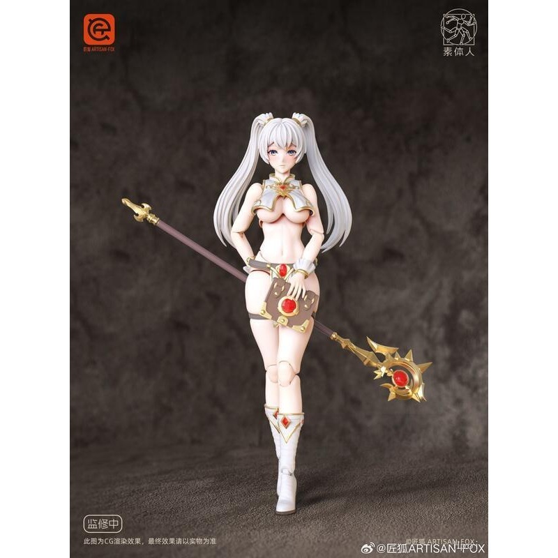 匠狐 素體人系列《夏亞戰記》1:12 第一彈-魔導師莉莉-Lily 6吋成品可動人偶 豪華版-細節圖2