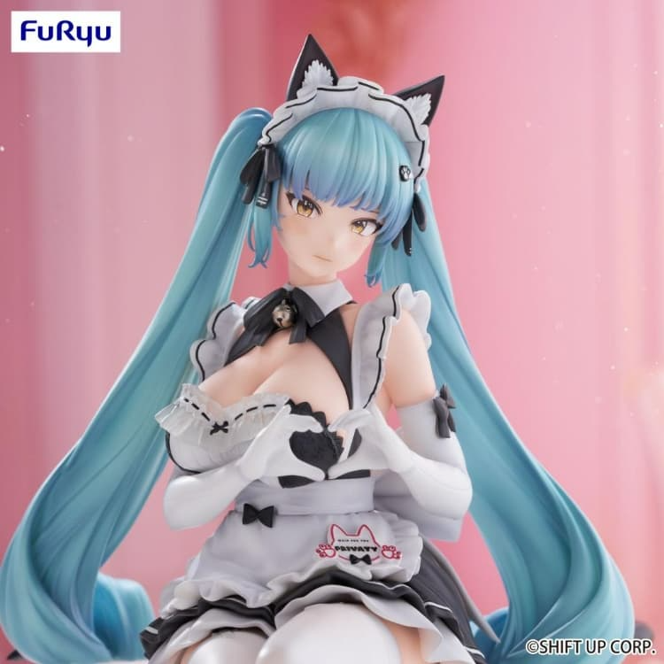 FURYU 景品 勝利女神:妮姬 泡麵蓋 普麗瓦蒂 女僕ver.-細節圖3