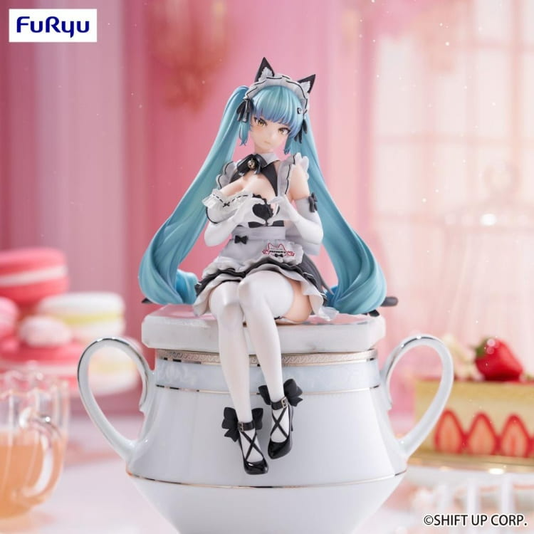 FURYU 景品 勝利女神:妮姬 泡麵蓋 普麗瓦蒂 女僕ver.-細節圖4