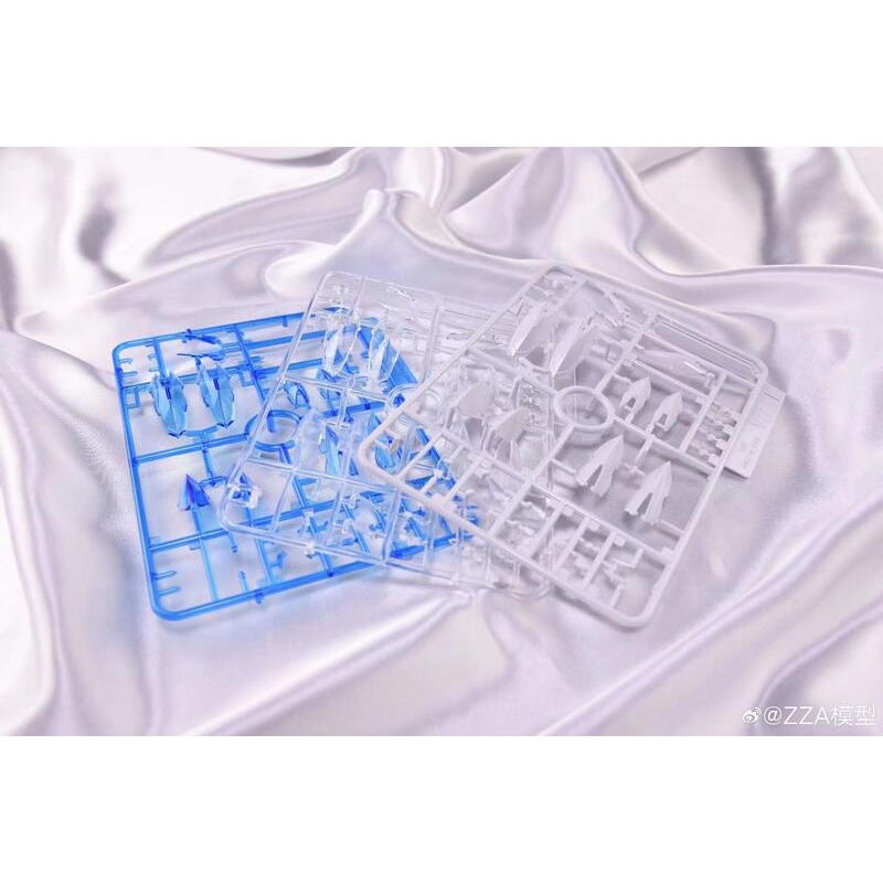 ZZA 藍燄 炎鋼彈 1/100 帶三大特典合金刀柄+地台+藍火紋特效 合金骨架 組裝模型-細節圖4