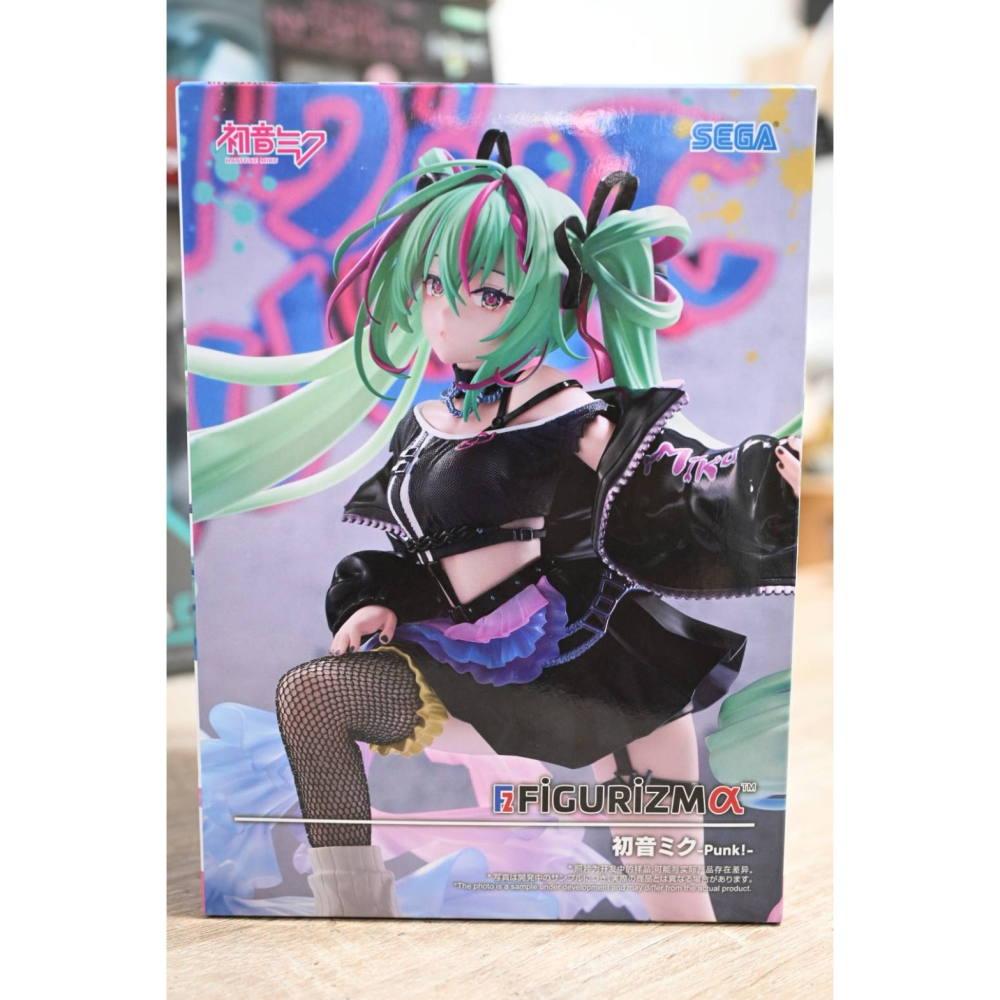 SEGA景品 FIGURIZMα 初音未來 MIKU 龐克Ver-細節圖2