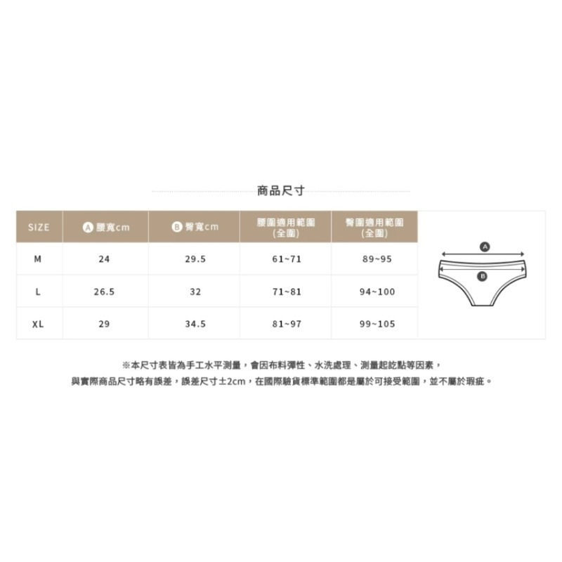 開發票 Cotton Republic 棉花共和國 日拋不織布免洗內褲 4入/包 多尺寸供選-細節圖4