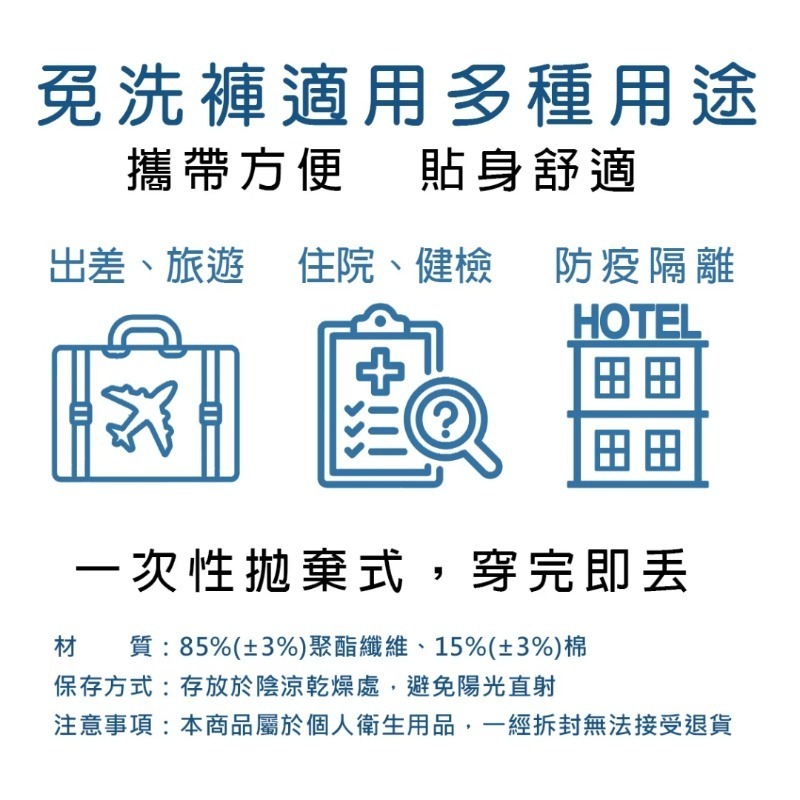 開發票 Cotton Republic 棉花共和國 抗菌科學 男用平口免洗棉褲 2入/包 多尺寸供選-細節圖4