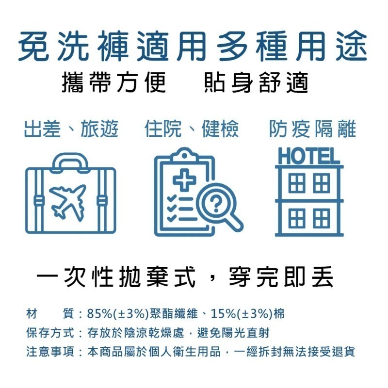 開發票 Cotton Republic 棉花共和國 抗菌科學 男用平口免洗棉褲 2入/包 多尺寸供選-細節圖4