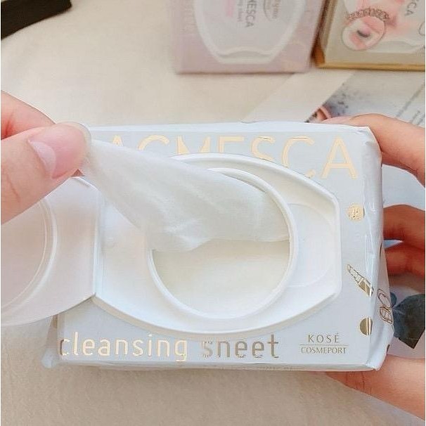 開發票 KOSE 高絲 LACHESCA毛孔潔淨卸妝棉 1包50枚入-細節圖5