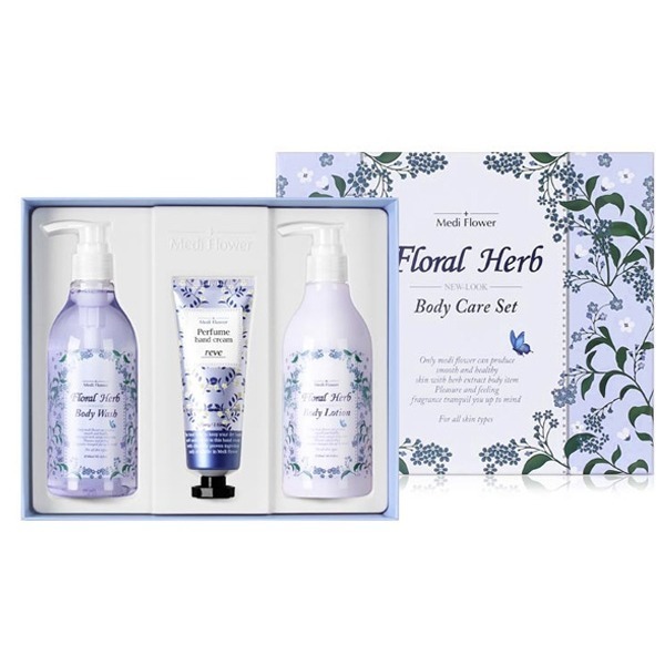 開發票 Medi Flower 身體護理香氛禮盒 兩款供選(內含沐浴乳300ml+乳液300ml+護手霜80g) 交換禮-規格圖6