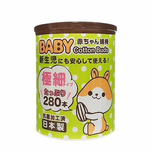 SANYO山洋 嬰幼兒專用棉花棒 極細綿250支／螺旋狀180支／極細軸28支0／圓筒型200支 多款供選-規格圖1