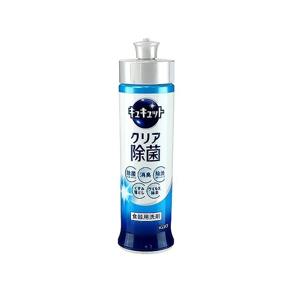 日本 花王 Kao 濃縮潔淨洗碗精 240ml/入 高效去油 珂珂透 抗菌高效 多款供選-規格圖2