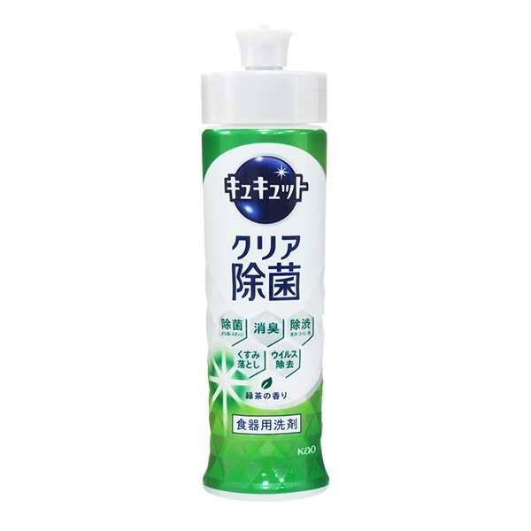日本 花王 Kao 濃縮潔淨洗碗精 240ml/入 高效去油 珂珂透 抗菌高效 多款供選-規格圖2