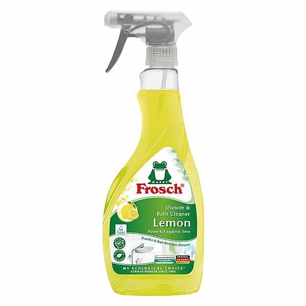 德國 Frosch 小綠蛙 植萃神奇檸檬酸浴廁除垢清潔劑 500ml/入 德國原裝進口 純素 清潔-規格圖1