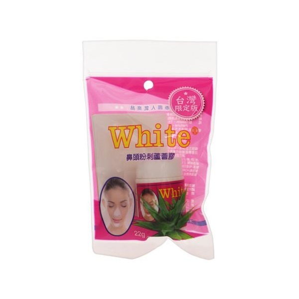 開發票 泰國 white 蘆薈膠毛孔粉刺凝膠面膜 22g/入-規格圖1