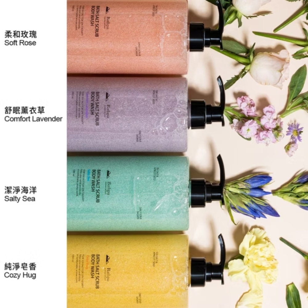 開發票 韓國 EVAS x Bathpa 香氛海鹽去角質沐浴露 1000ml/入 多款供選-細節圖3