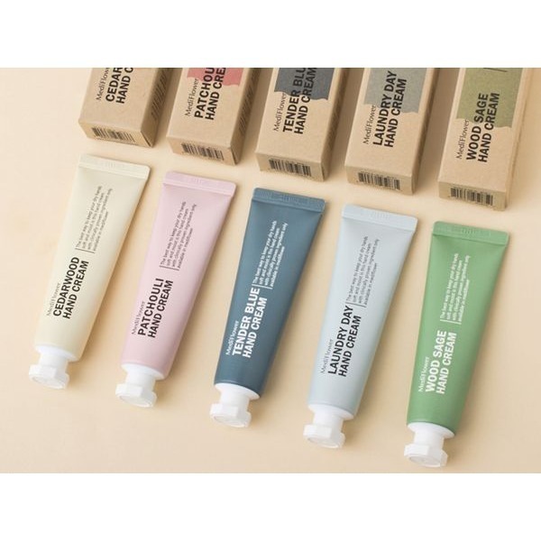 開發票 韓國 Medi Flower 朝曦香氛護手霜禮盒 30gx5入/盒 環保包裝 交換禮物 聖誕節-細節圖3