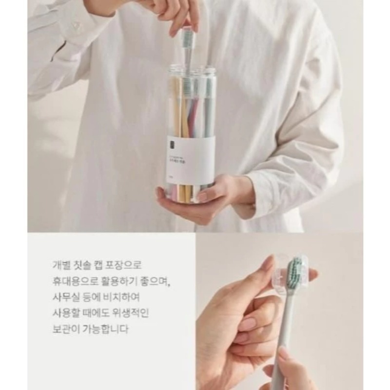 開發票 韓國 SAENGONG 生活工作所 超細軟毛牙刷 12入/盒-細節圖3